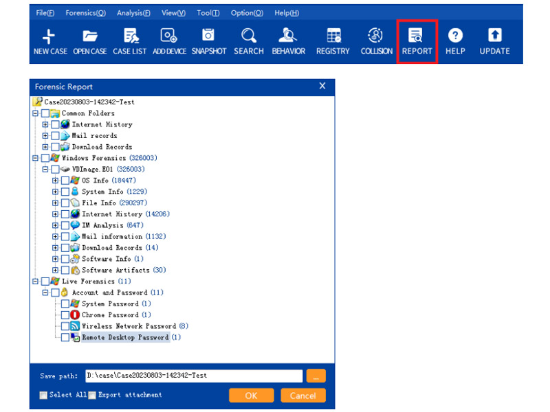 SMA-FAX2 Comprehensive Forensic Analysis Software